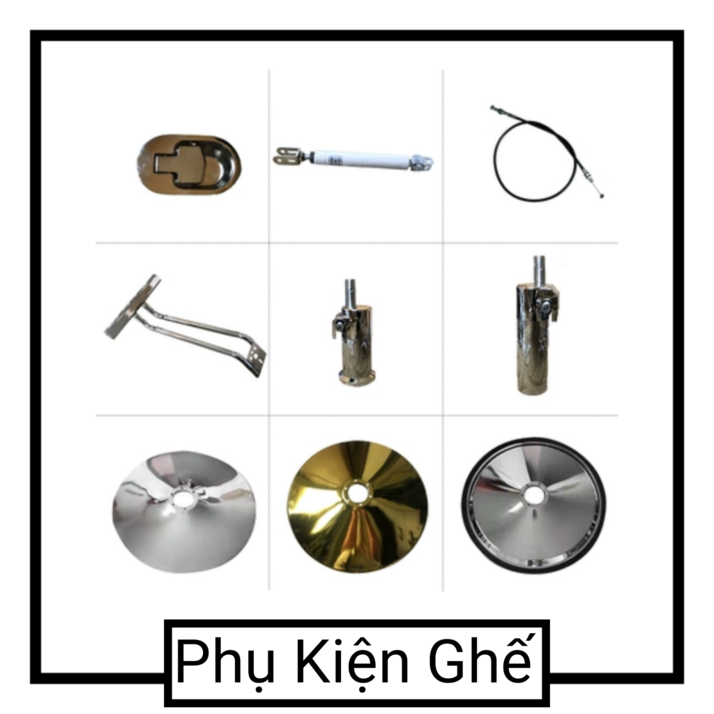phụ kiện mâm bơm thỷ lực gác chân ghê cắt tóc Nguyễn Anh